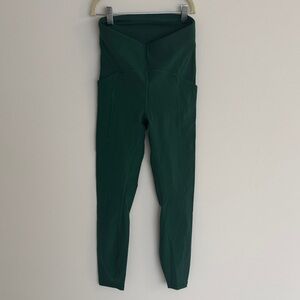 lululemon athletica Fast & Free Forest Green High-Rise Leggings